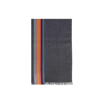 Paul Smith Striped Virgin Wool blend Scarf
