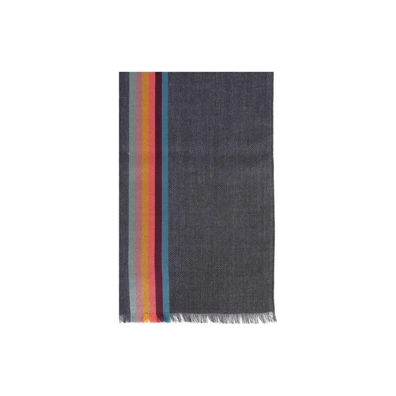 Paul Smith Striped Virgin Wool blend Scarf-0