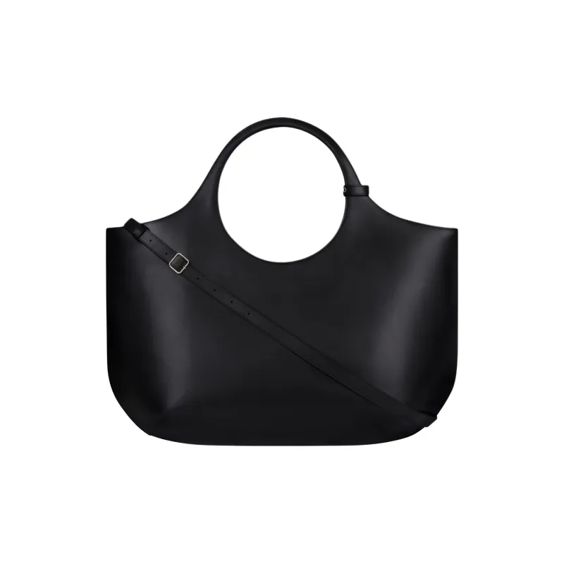 COURREGES Logo Plaque Large Holy Tote Bag-2