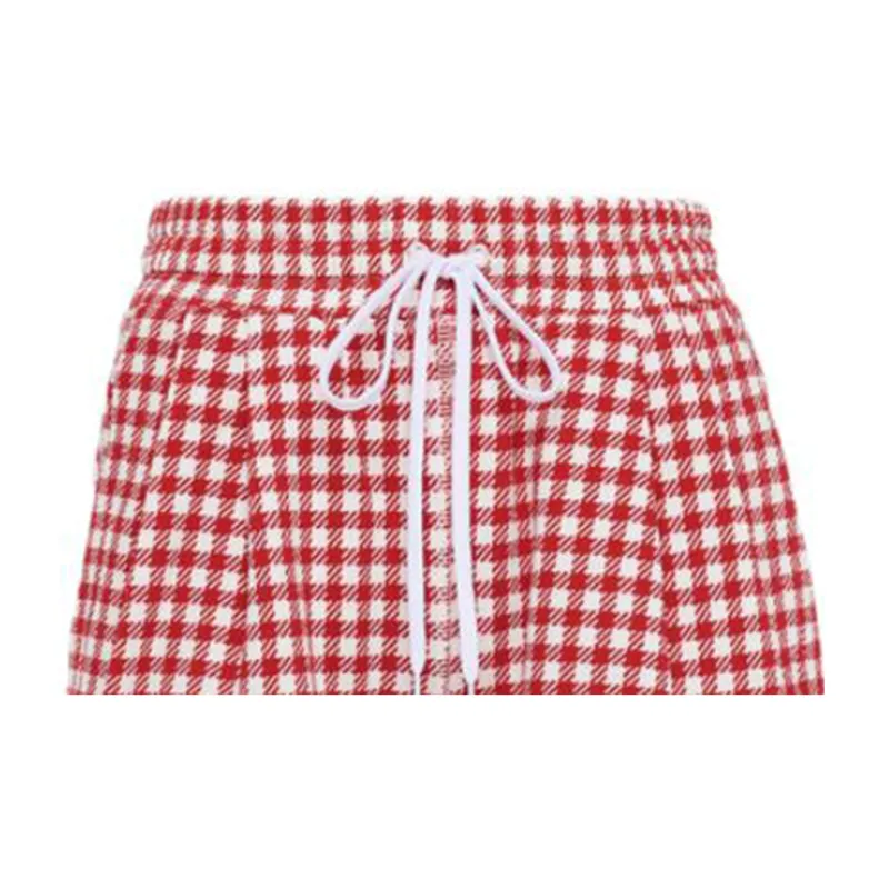 MIU MIU SS22 Casual Shorts Women's Red-5