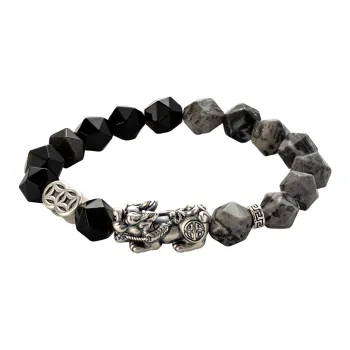 YINCHIE Obsidian Bracelets Men's