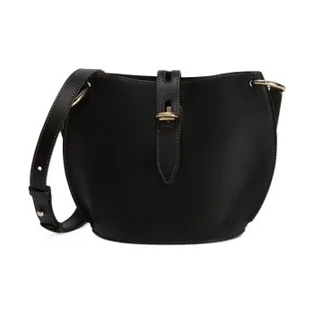 Furla Calfskin Shoulder Bag, Crossbody Bag Mini Women's Black
