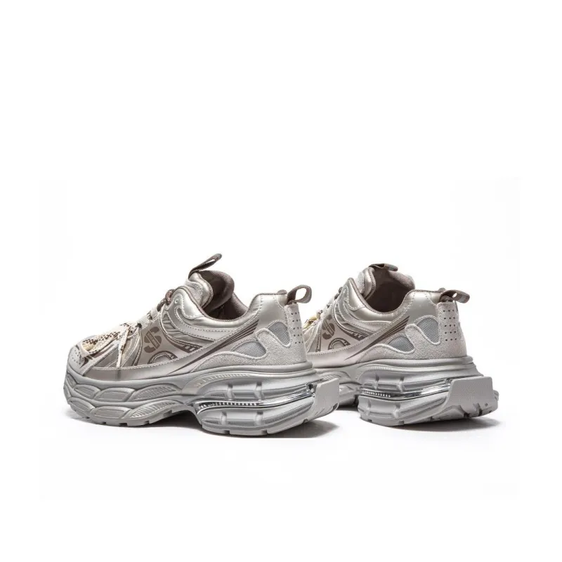 PONGFINITY Chunky Sneakers Women's Champagne Red-2