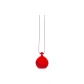 Brown Red, Sandalwood Flask Necklace