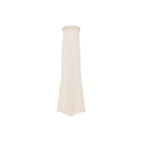 SAINT LAURENT Sleeveless Dresses Women's White