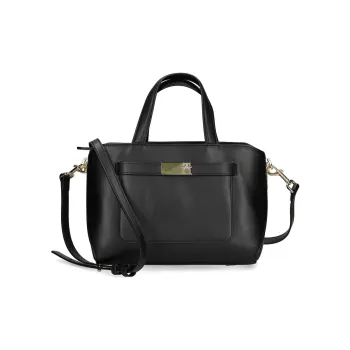 Tommy Hilfiger Polyurethane Shoulder Bag Crossbody Bag Handbag Regular Women's Black