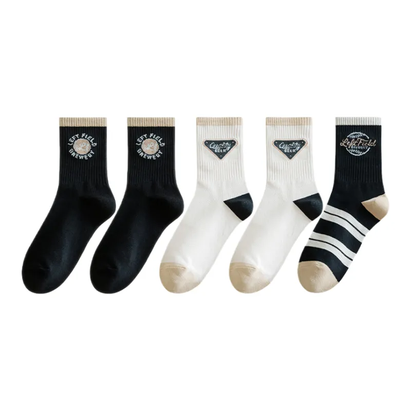 Lan Miao Mid Calf Socks Men's 5 Pack-14