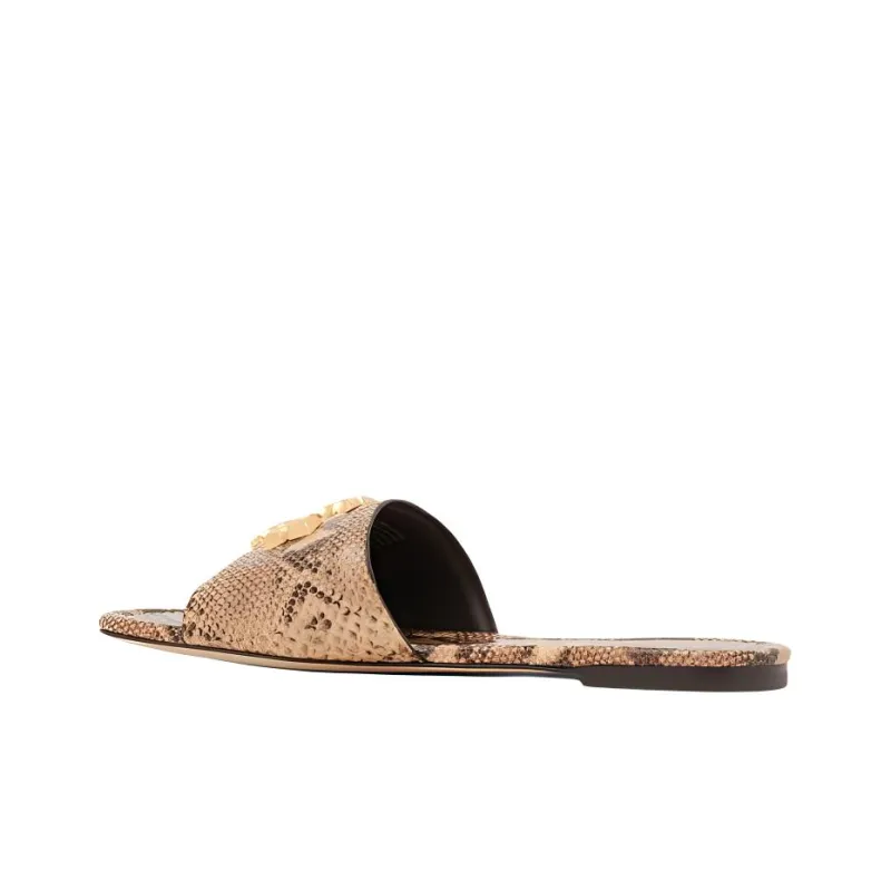 TORY BURCH Eleanor Odor-Resistant Slide Slippers Women's Desert Yellow-2