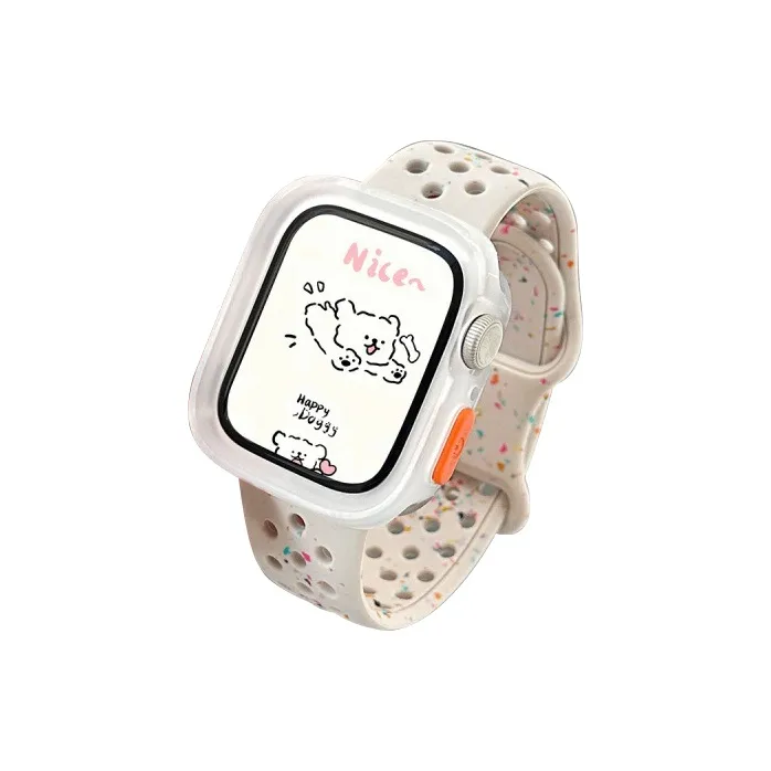 MSSM Watch Band Apple Compatibility Silicone Material-8