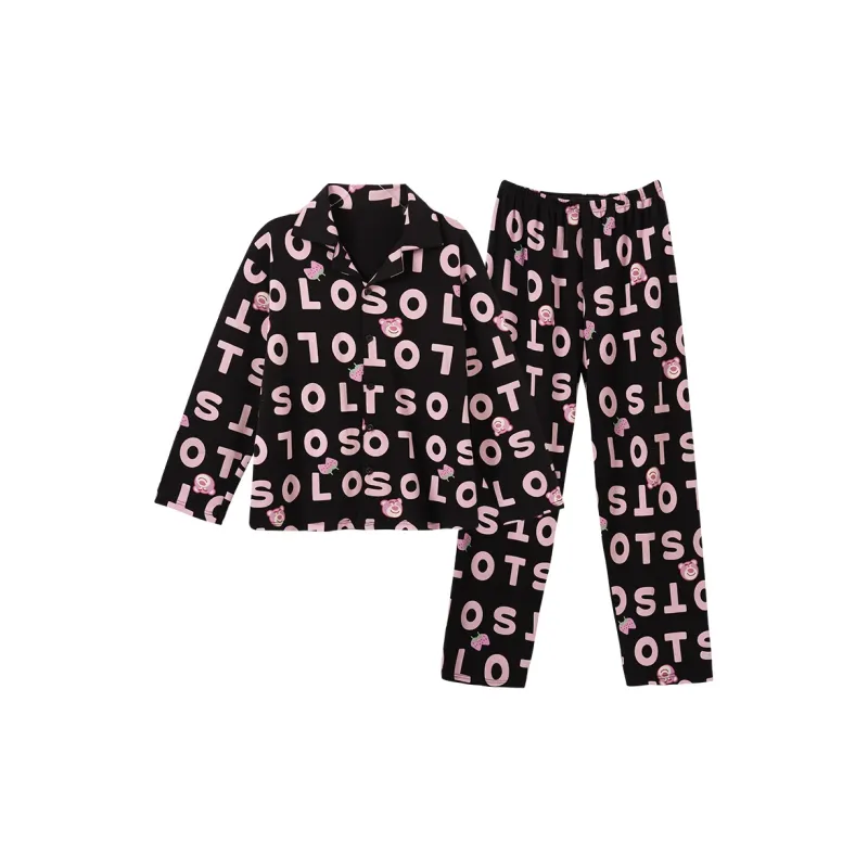 MADALLO Pajama Set Unisex Black-0