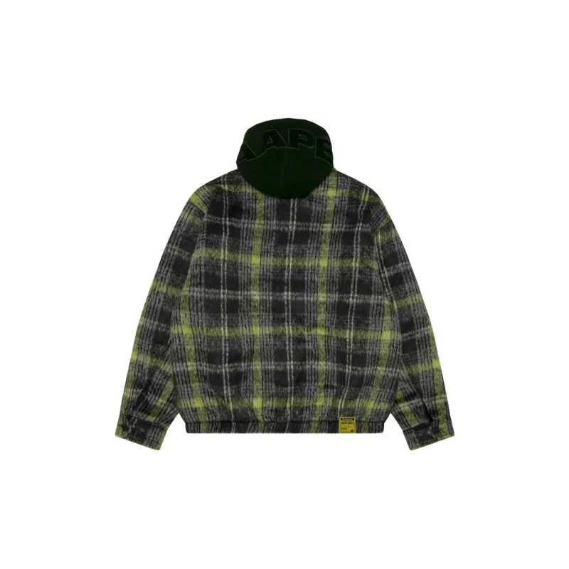 Aape Checkered Shirt Jacket-3
