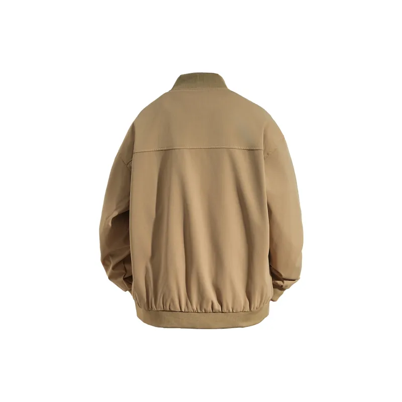 ZMOH Baseball Collar Jacket Unisex Couple's-7