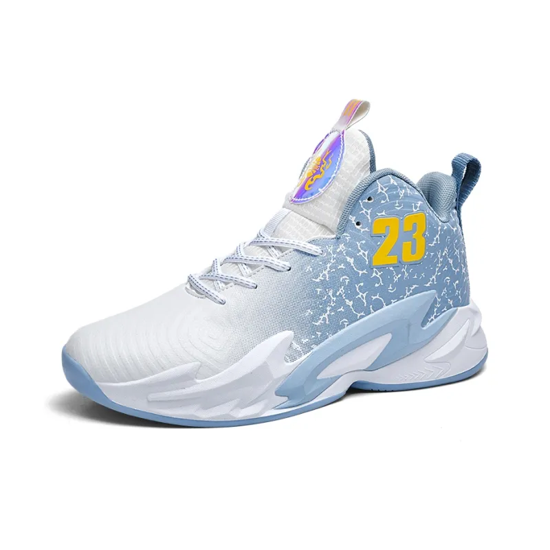 Black tailed Deer Shock Absorbers With Slip Resistant And Abrasion Resistant Properties Mid Top Basketball Shoes Unisex-8