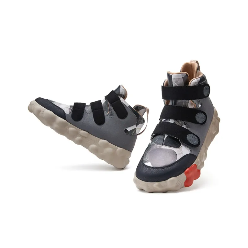 U.IN Figuras 5 Series High Top Casual Shoes Unisex-25