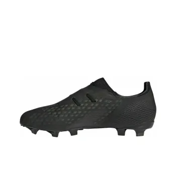 Adidas X GHOSTED FG Rubber Long Studs Anti Slip Wear Resistant Soccer Shoes Men's Black