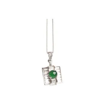 Oushuo Jewelry Ice Glutinous Jadeite Necklaces Women's