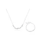 Wisteria Clothing Sets[Bracelet+Necklace]-S999 Fine Silver