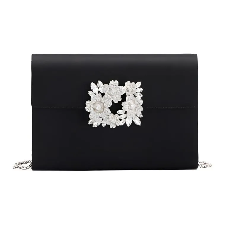 Roger Vivier Bouquet Buckle Mini Clutch Bag-0