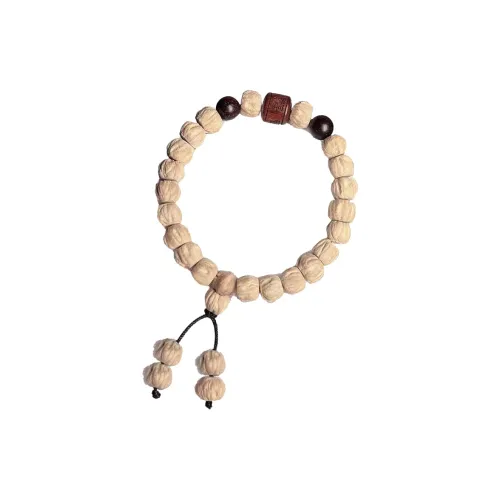 Blooming Petals Cacumen Platycladi Seeds Bracelets Unisex