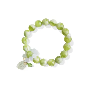 PUTUOSHANWENCHUANG Serpentine Jade Bracelets Women's