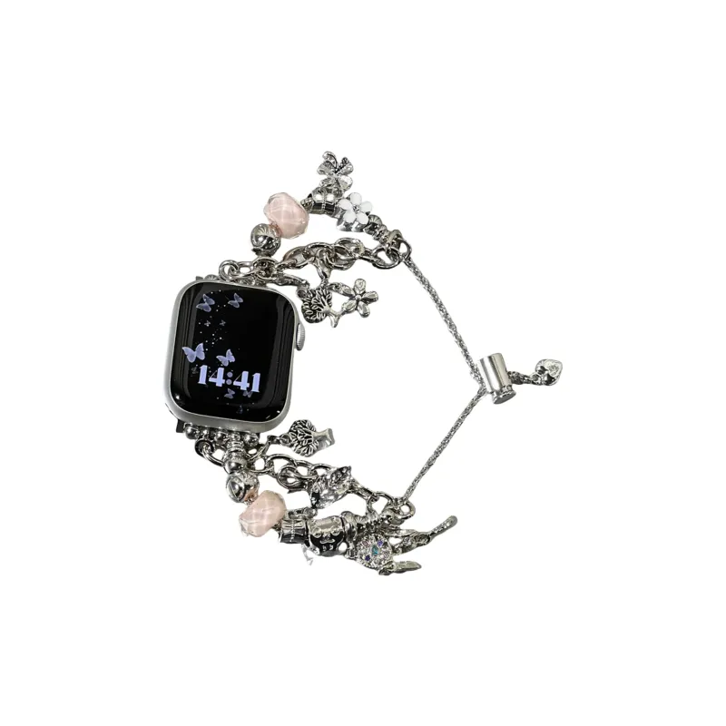 ZHUOJI Watch Band Apple Compatibility Metal-0