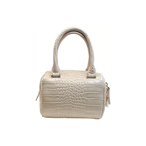 DEFAYE BLACK Handbag Almond White