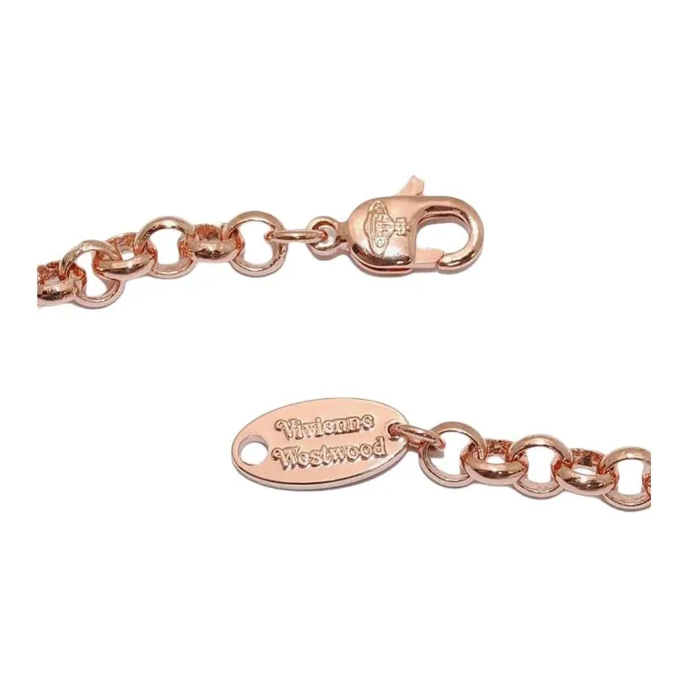 Vivienne Westwood Brass Necklaces Women's Rose Gold-4