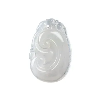 Green Craftsman Ice Glutinous Jadeite Necklaces Women's