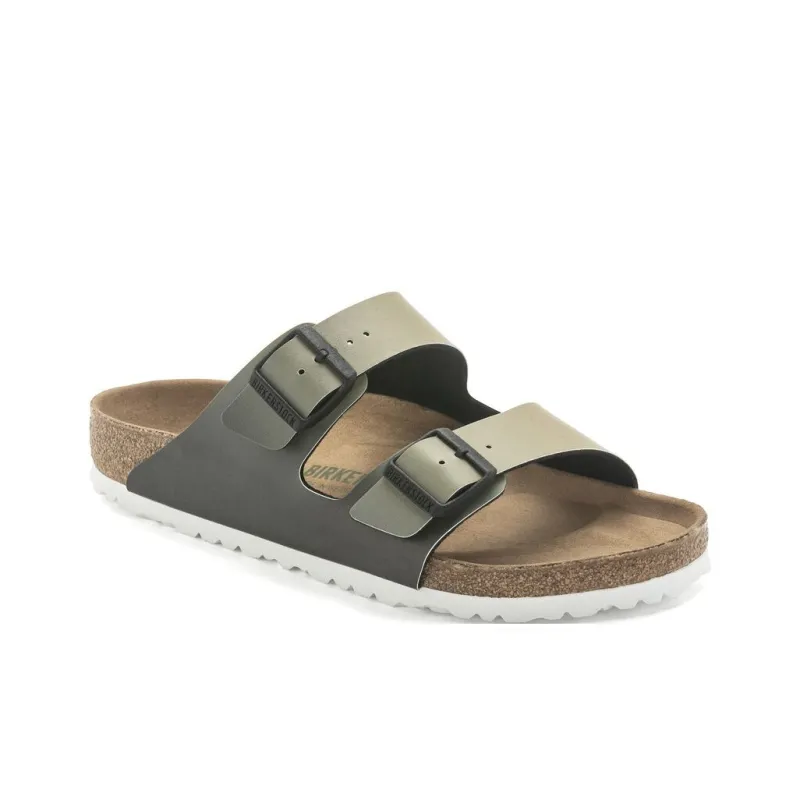 Birkenstock Arizona Series Slip-Resistant Slide Slippers Men's Softwood Brown Regular-1