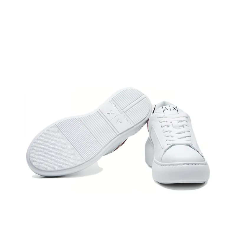 ARMANI EXCHANGEAE Low Top Skateboard Shoes Women's White-2