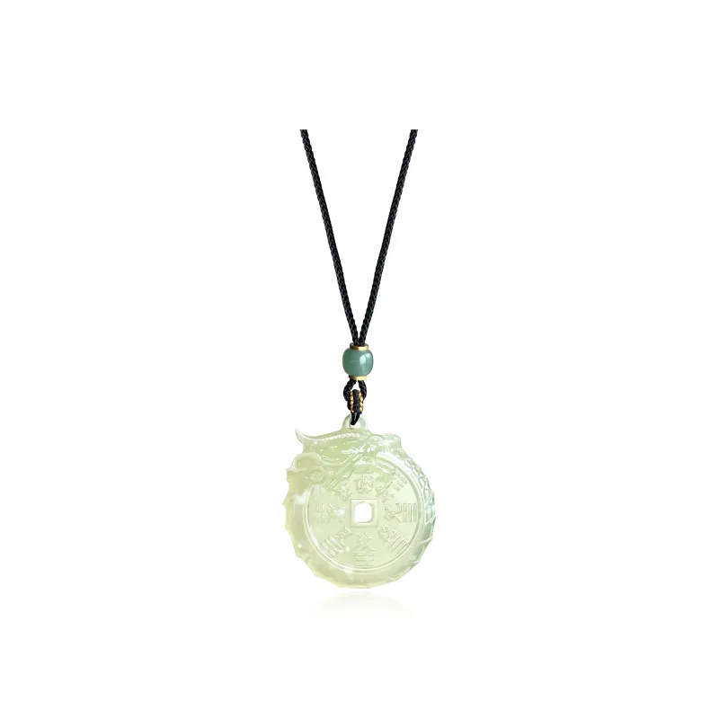 Tang Zhi Serpentine Jade Necklaces Unisex-0