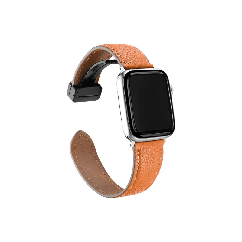 ZHENGGUANG Watch Band Apple Compatibility Cowhide Leather Material-12