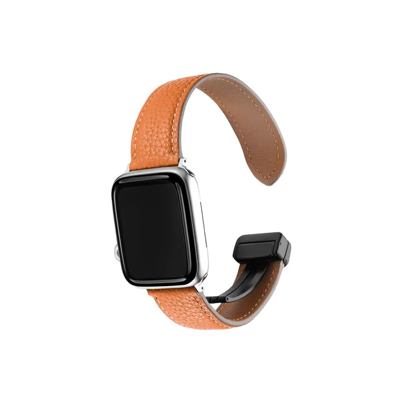 ZHENGGUANG Watch Band Apple Compatibility Cowhide Leather Material-14