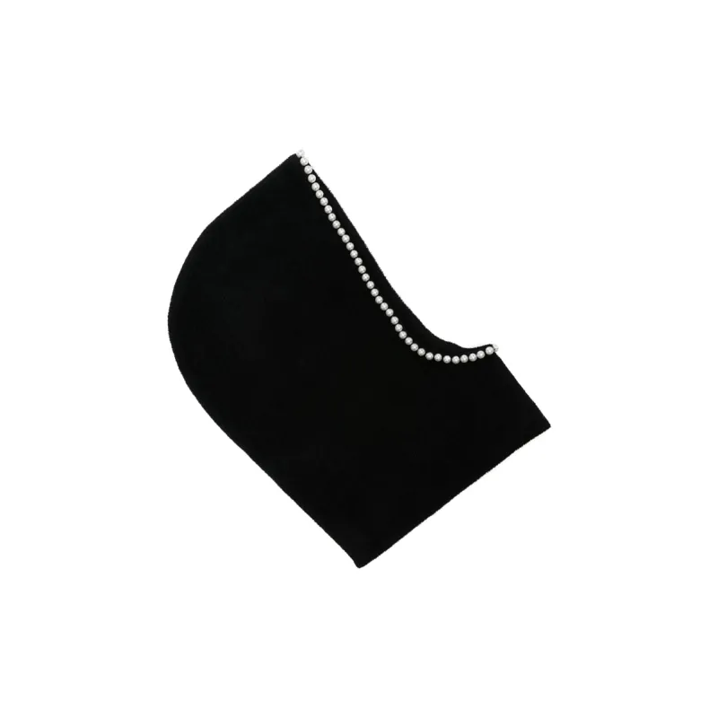 Sandro Nylon, Rayon, Elastane Hats & Caps Women's Black-2