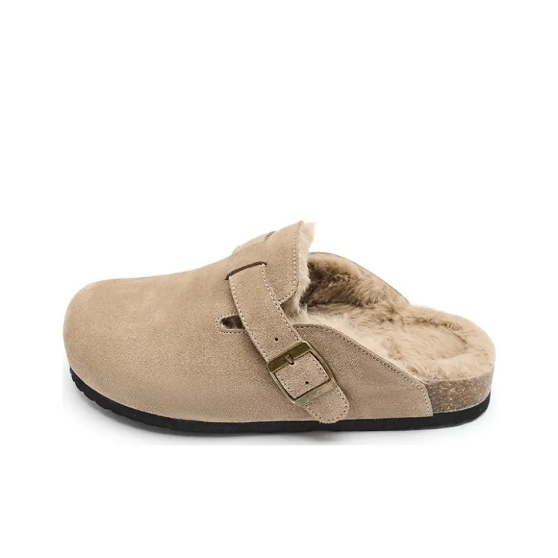 AGSDON Quiet Closed Toe Slippers 3cm Women's-4