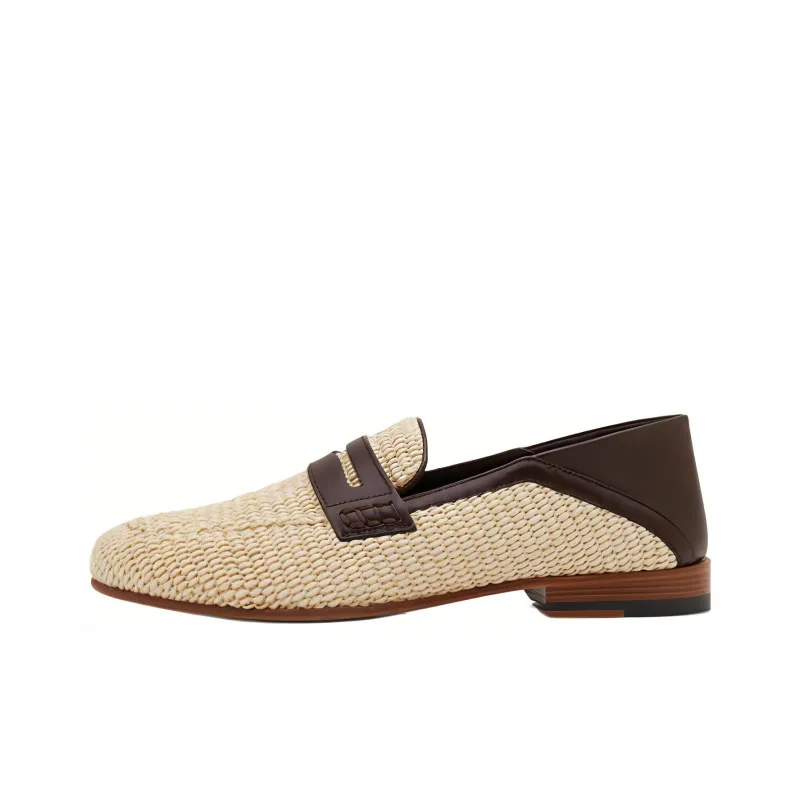 MANOLO BLAHNIK Loafers Men's White Brown-0