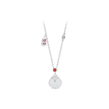 STQ S925 Silver Necklaces Women's Gift Box Set