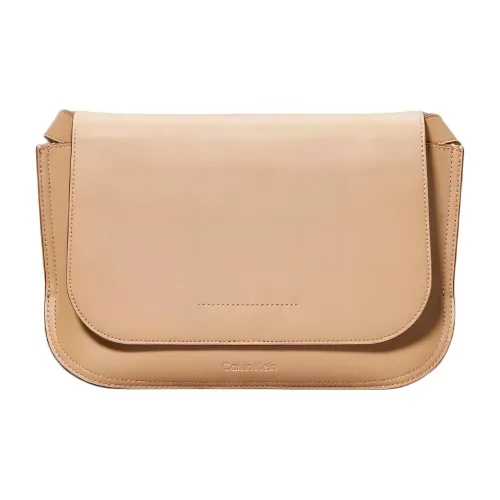 CALVIN KLEIN Polyurethane Messenger Bag Shoulder Bag Crossbody Bag Women's Donkey Color