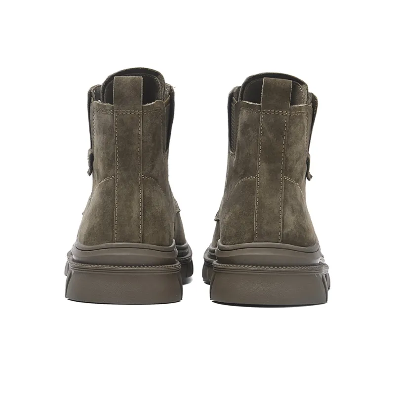 Jeep Ankle Length Martin Boot Men's Khaki-4
