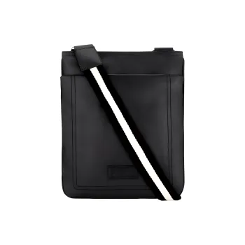 BALLY Cow Leather Shoulder Bag, Crossbody Bag Men's Black