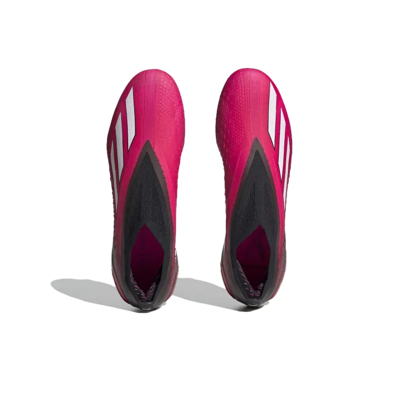 Adidas X Speedportal Anti Slip Wear Resistant Soccer Shoes Unisex Dark Pink-2