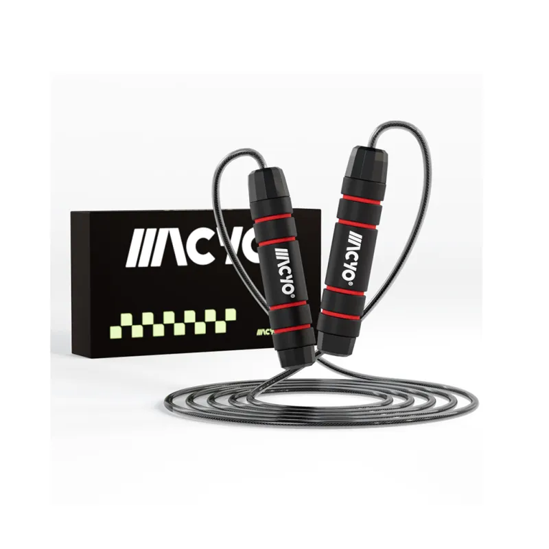 MACYO Fitness Training Non Countable Jump Ropes Fitness Crowd PVC+Steel Wire Rope, Foam Controller-3