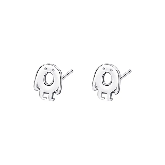 Xuanman Sterling Silver Stud Earrings Women's-0