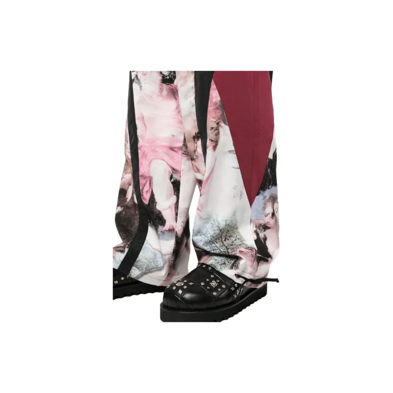 BALMAIN Pastel Printed Drawstring Track Pants-4