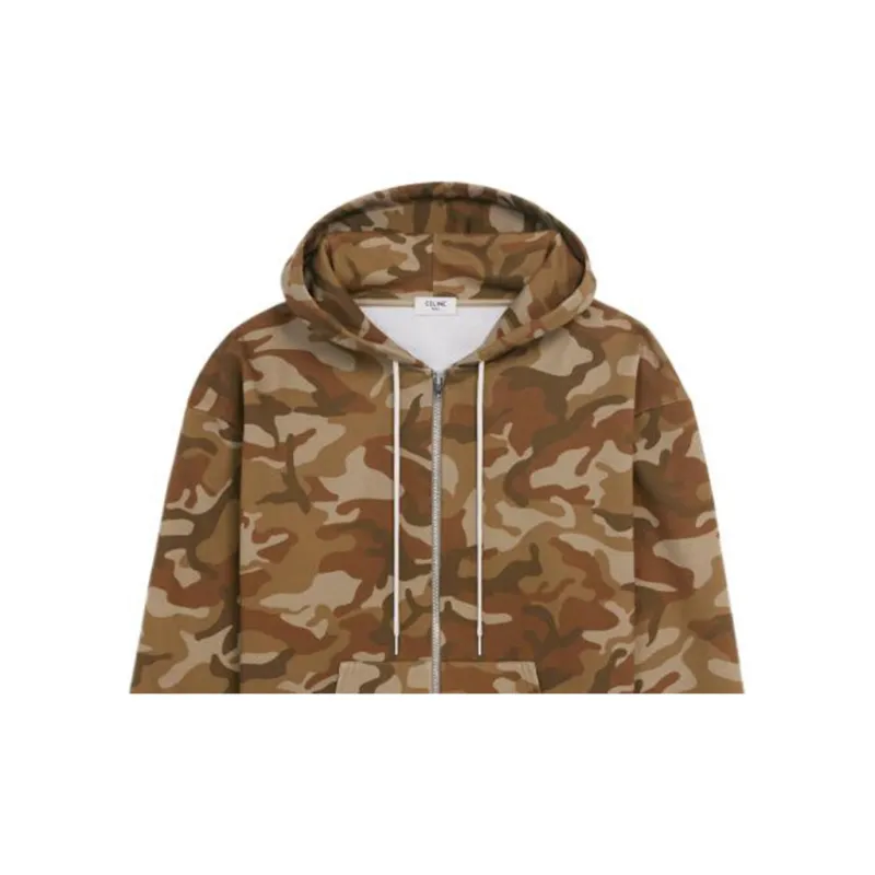 CELINE Zip Loose Hoodie-6