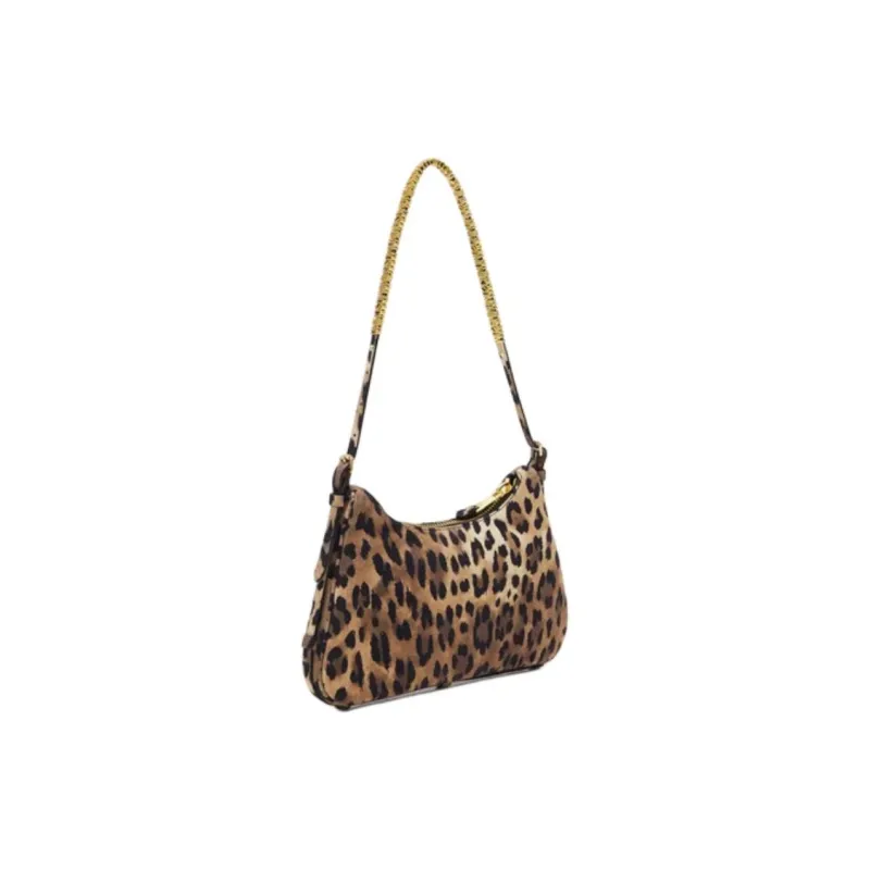 MOSCHINO Logo Lettering Zipped Shoulder Bag-2
