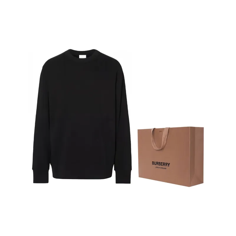 Burberry Sweatshirts Men Black-6