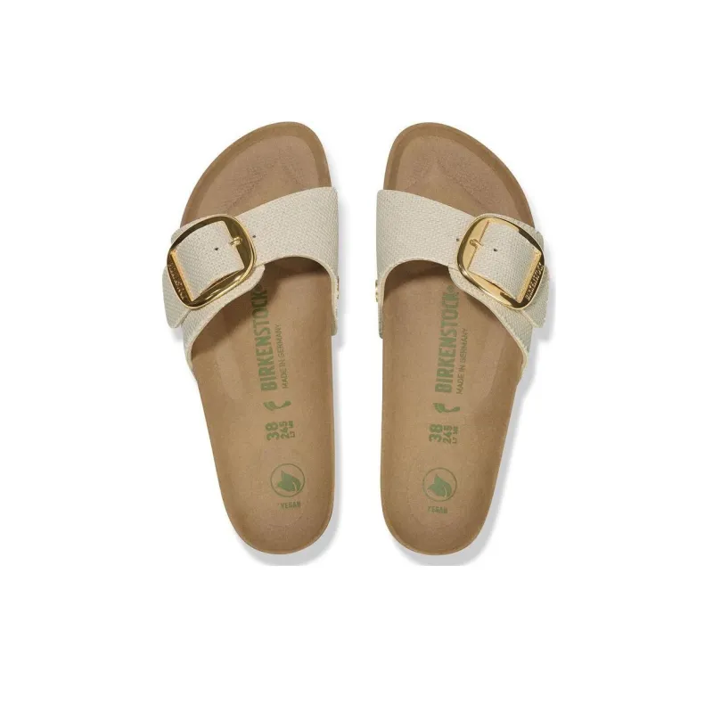 Birkenstock Madrid Big Buckle EVA Slip-Resistant Slide Slippers Women's Beige Regular-4