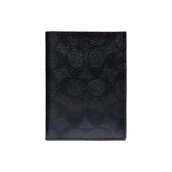COACH Passport Case Passport Holders Black