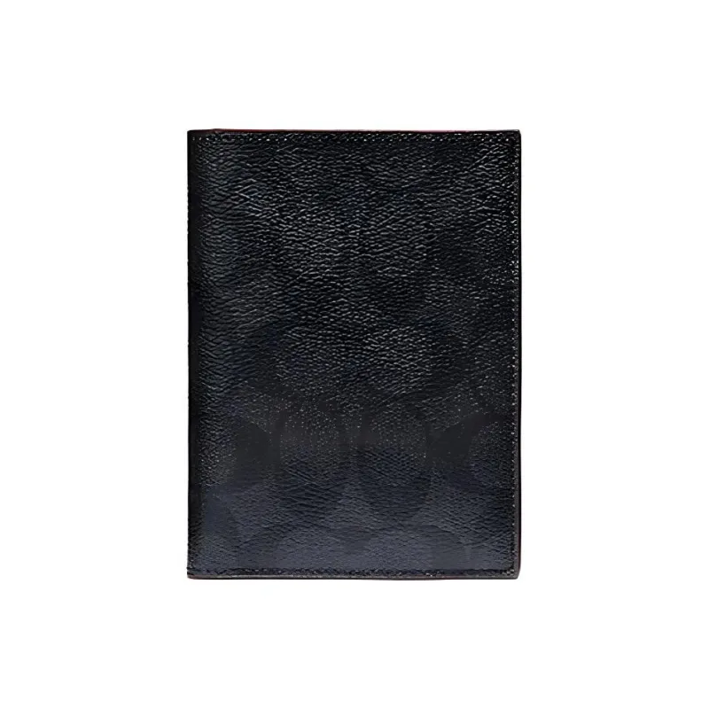 COACH Passport Case Passport Holders Black-0